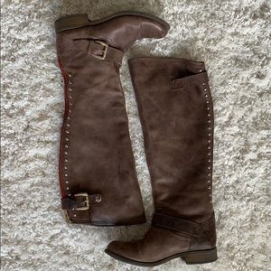 Steve Madden Brown Leather Boots